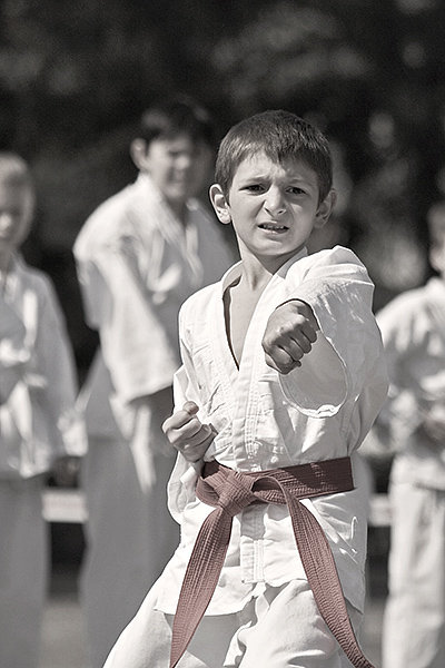 Karate boy