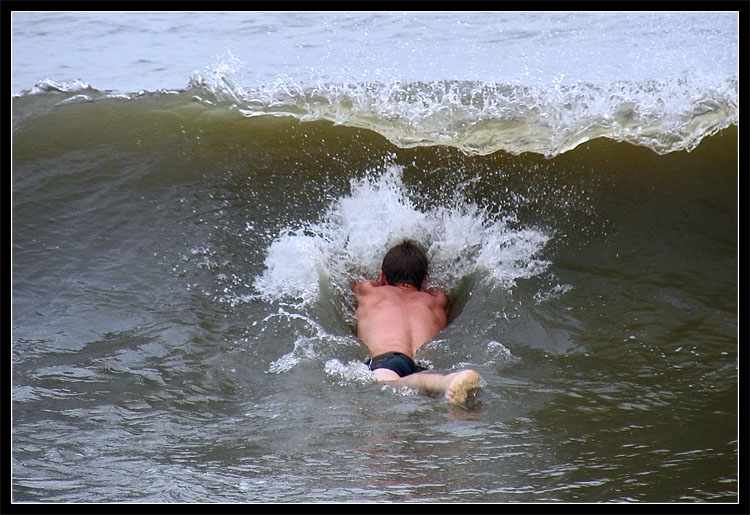Jump into the sea